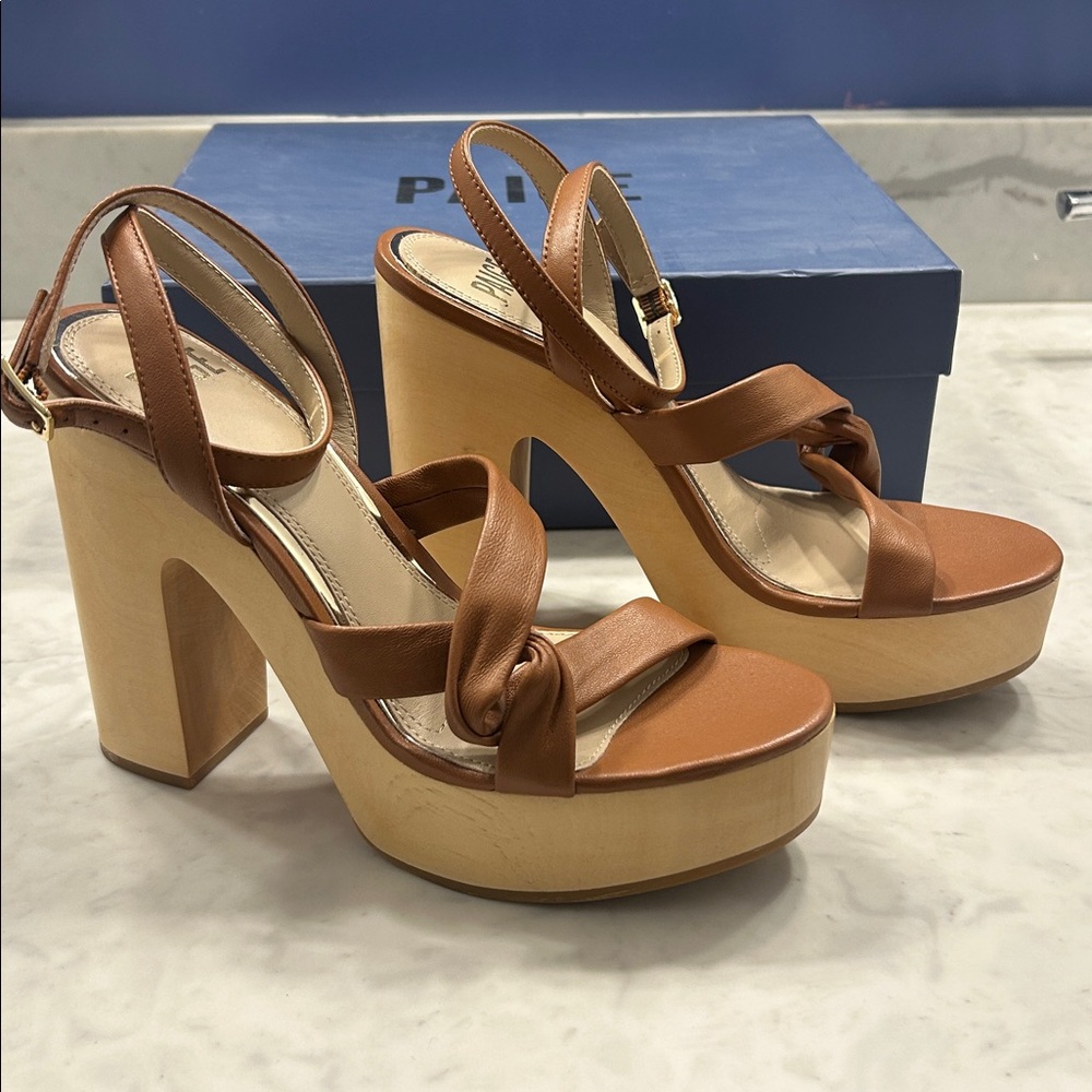 NWT Paige “Cayden” platform sandals - Picture 7 of 10